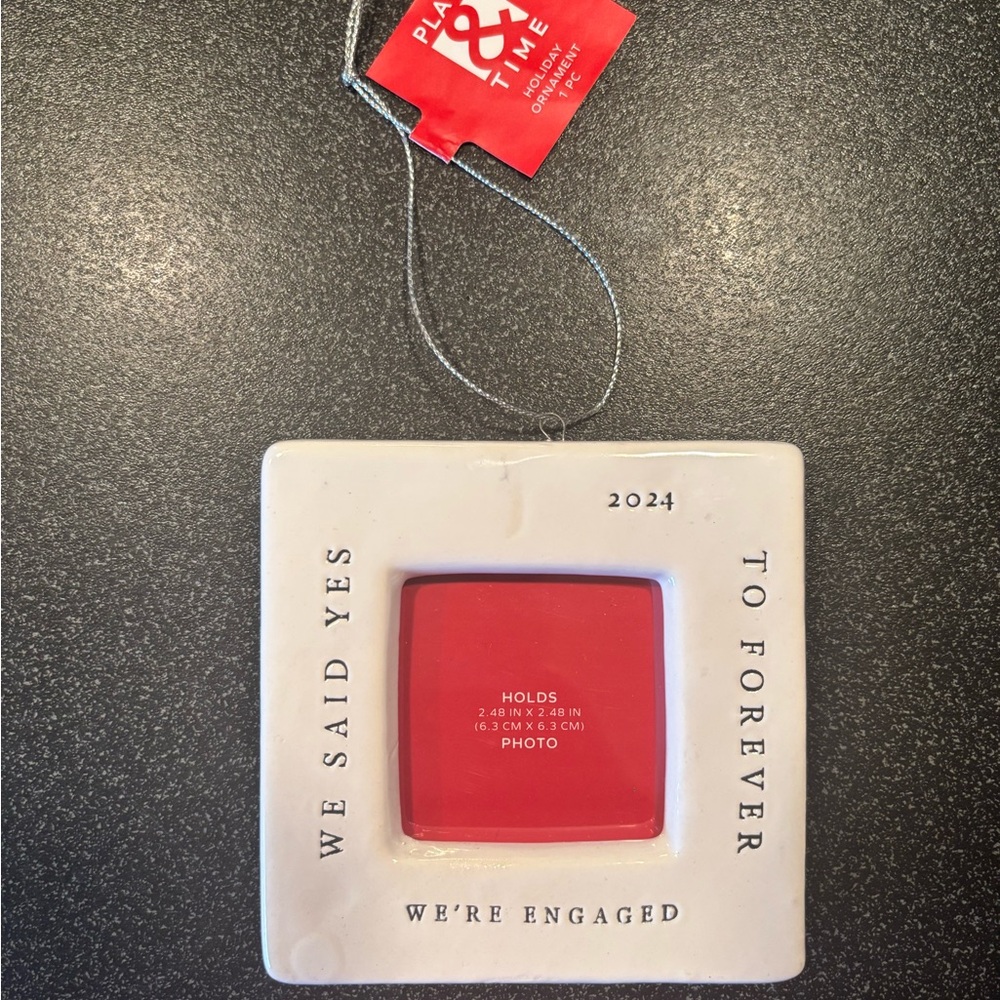 2024 Engagement Photo Ornament
